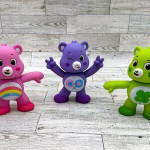 Care Bears 5" Interactive Share Bears, Lights Up, Moves, Talks - set of 3